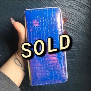 Holographic Snakeskin Wallet 🐍